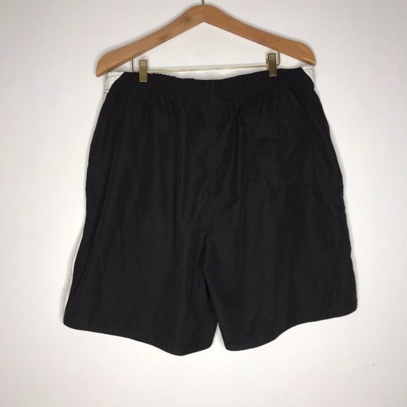 Quicksilver Men’s Size XL Green White Black Swim Trunks Shorts Lined - Picture 6 of 7